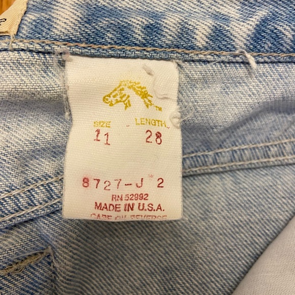 Vintage Jordache, 80s - 90s Ultra Hight Waisted Acid Wash Jeans - Picture 8 of 9